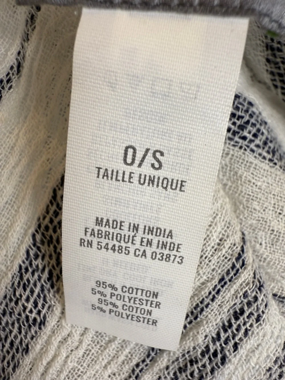 Aerie Boho Scarf / Lightweight Gauzy 95% Cotton /